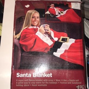 NIB Fleece Santa Blanket